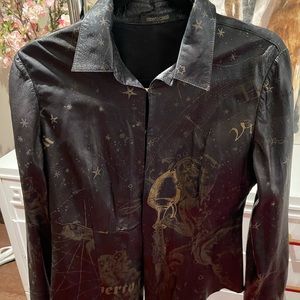 Robert Cavalli collard shirt